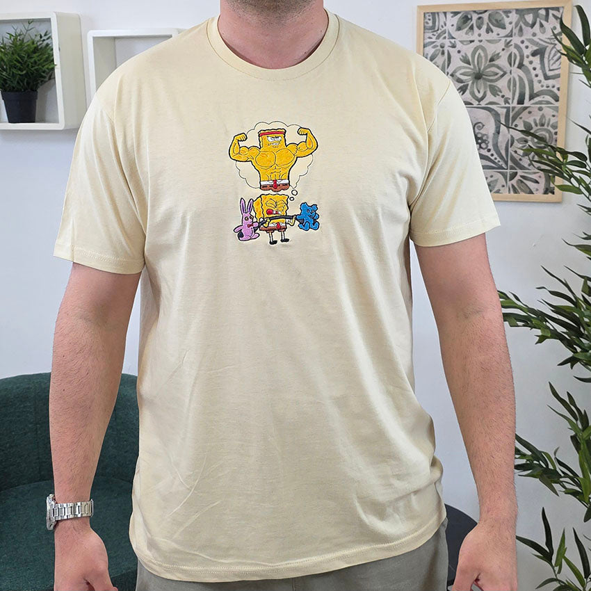 Camiseta Bob Esponja Gym