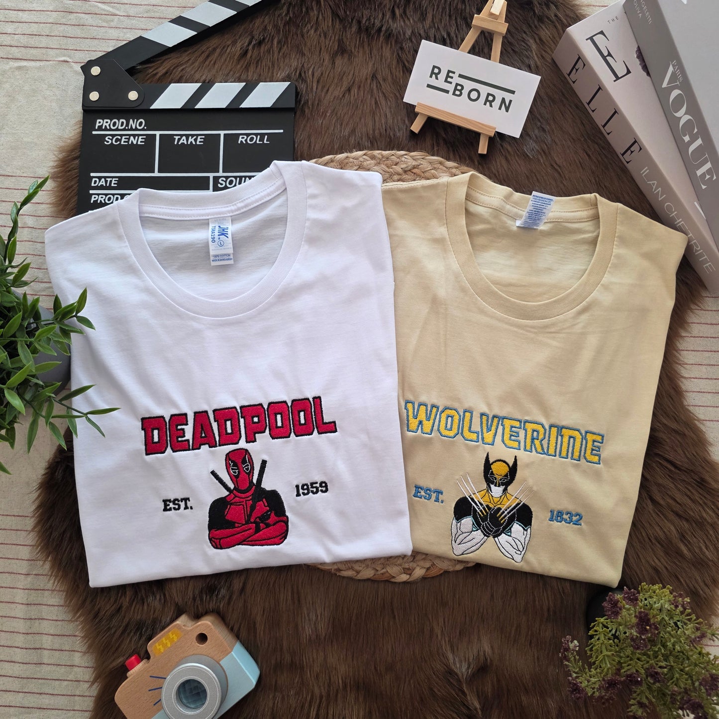 Pack camisetas Deadpool y Wolverine 2