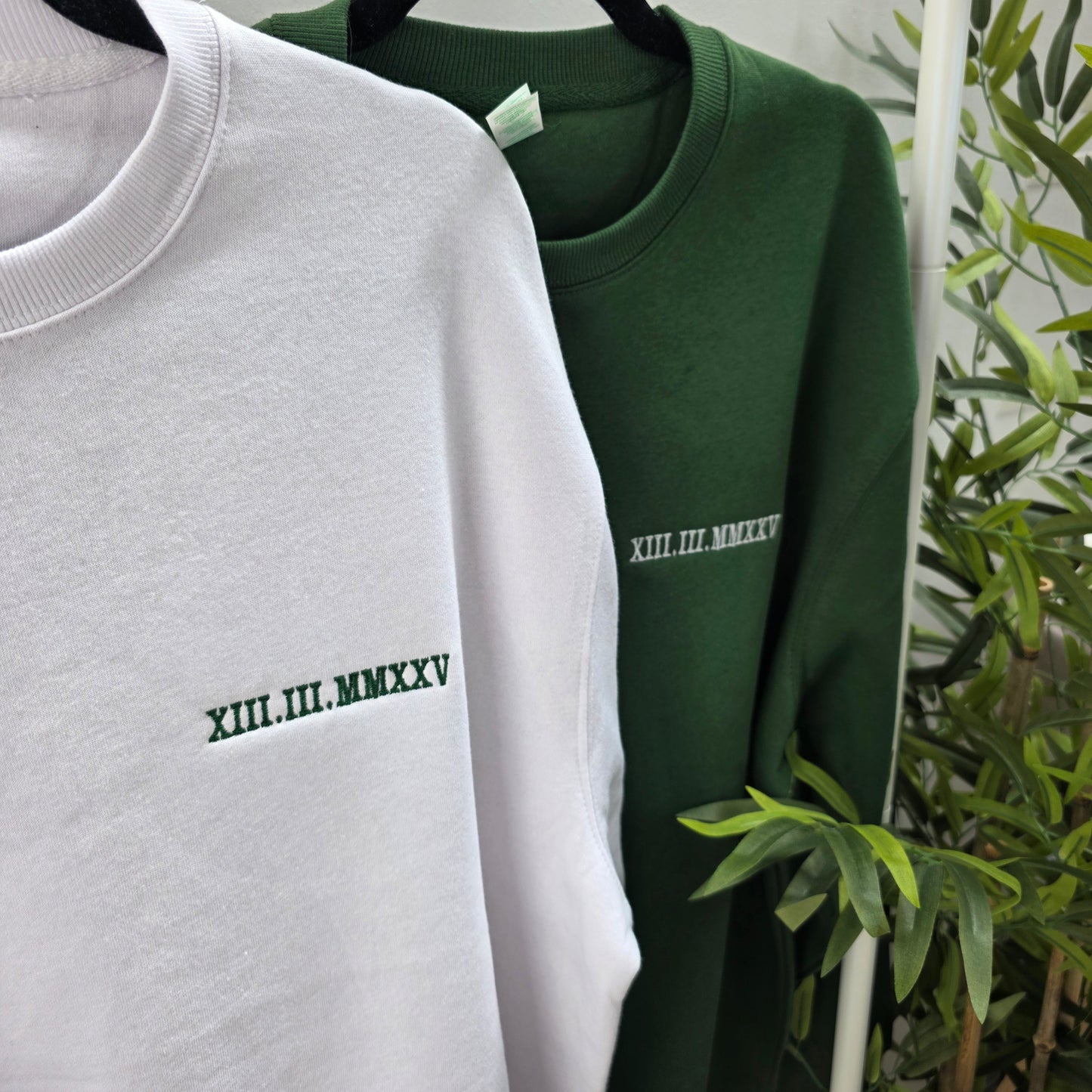 Pack Sudaderas Fecha números romanos