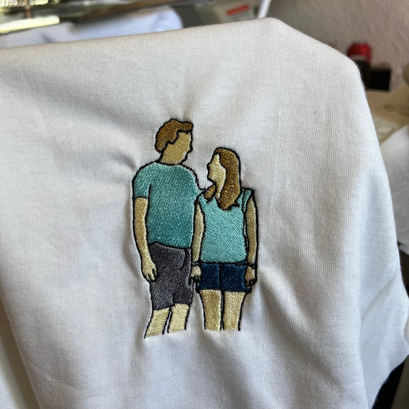 Personalized Portrait T-shirt and Sweatshirt Pack