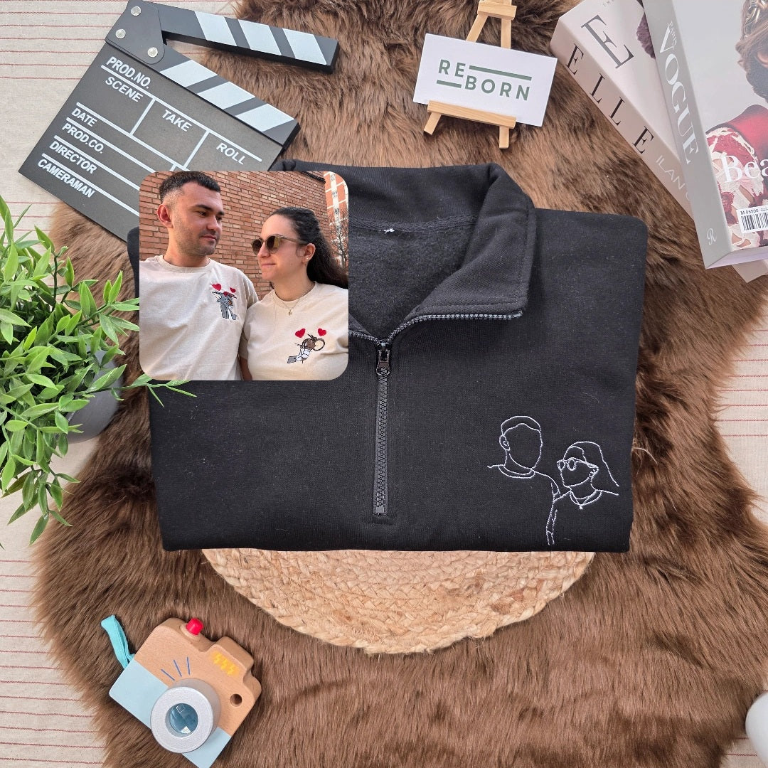 Sudadera con cremallera personalizada
