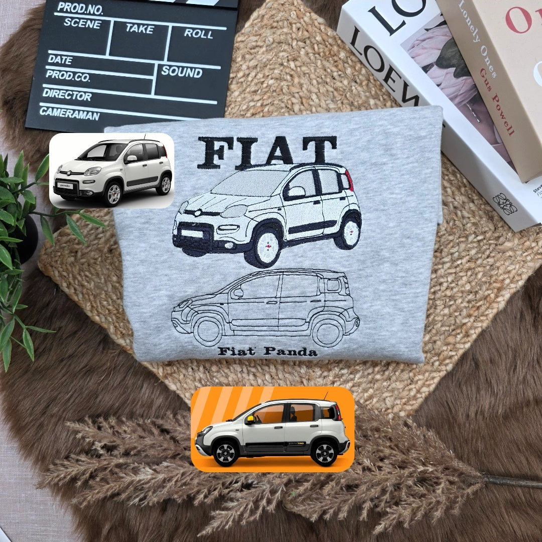 Sudadera retrato coche personalizada