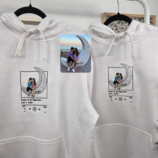 Pack 2 Sudaderas retrato + marco canción