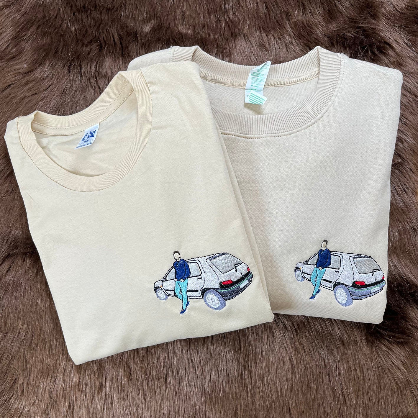 Pack Camiseta y Sudadera Retrato personalizado