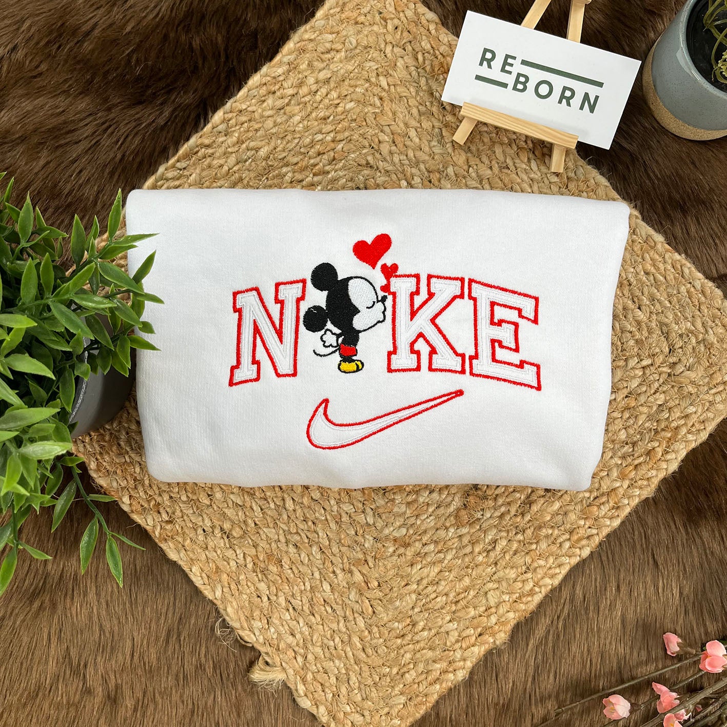 Mickey Mouse 3 embroidered