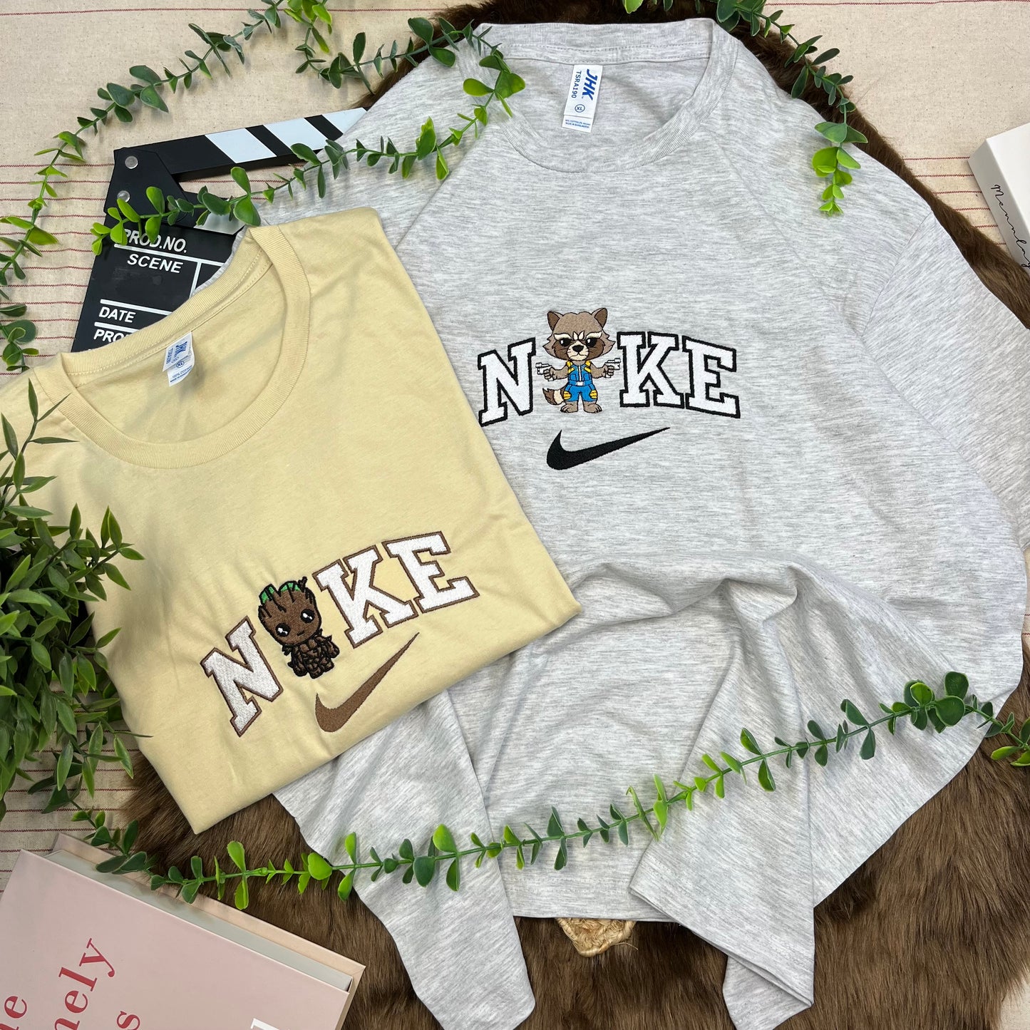 Pack camisetas Groot y Rocket