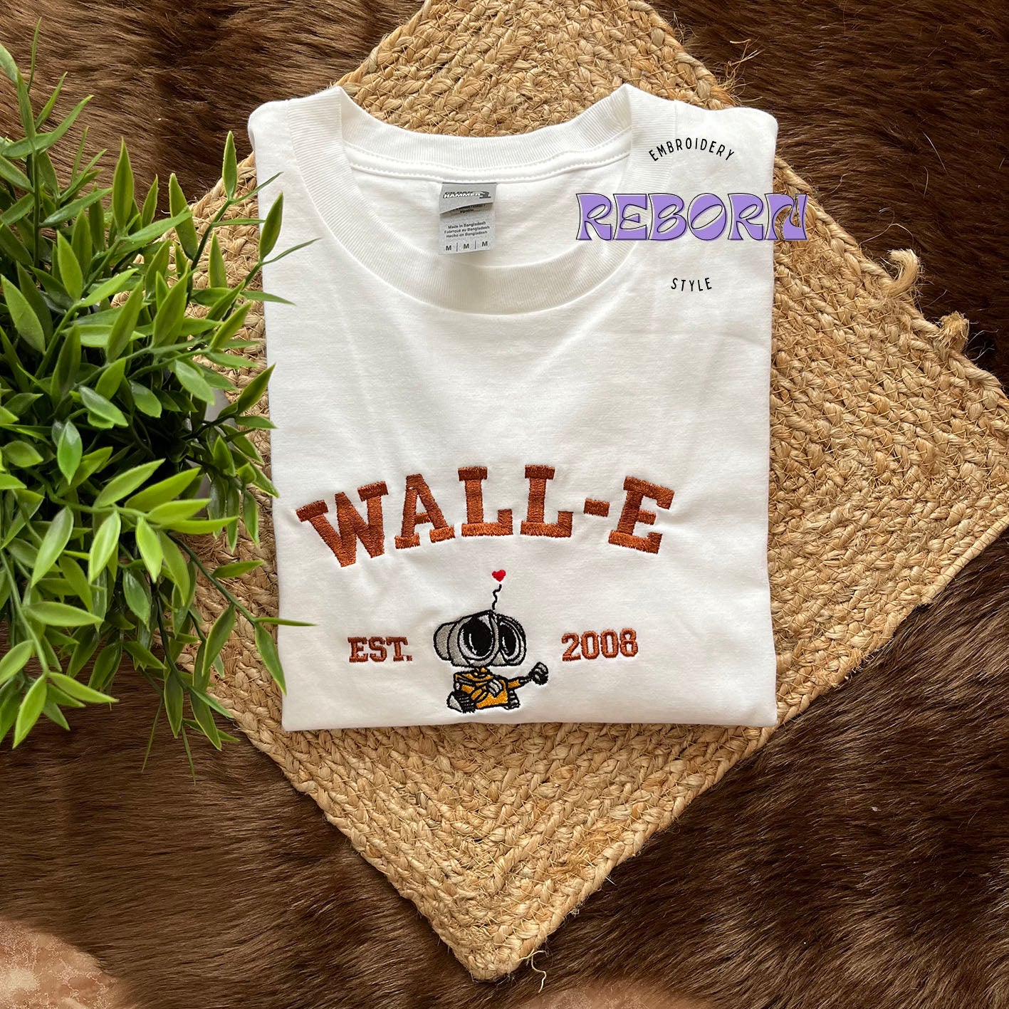 Wall-e Embroidered T-shirt