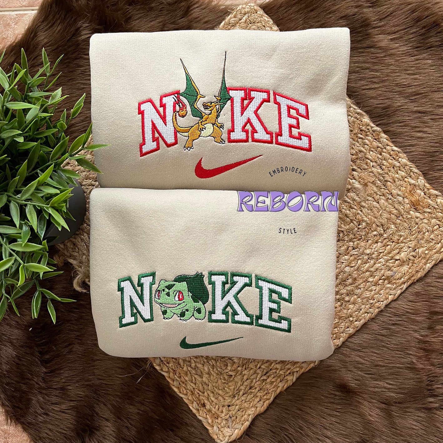 Pack of Embroidered Pokemon Sweatshirts