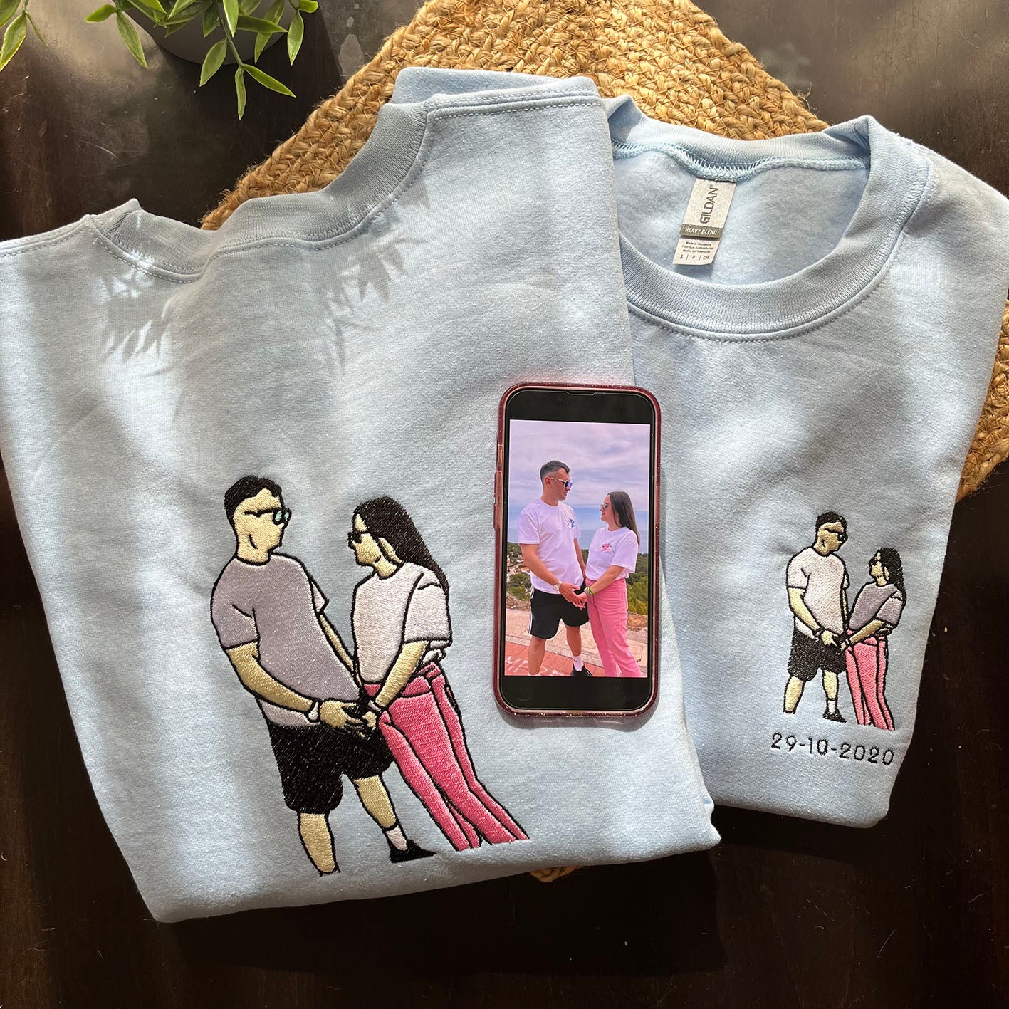 Custom portrait sweatshirt