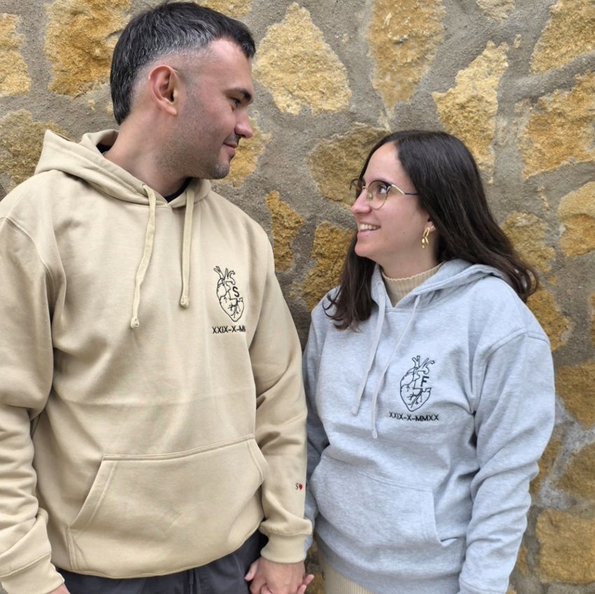 Pack 2 Sudaderas Corazón + Inicial