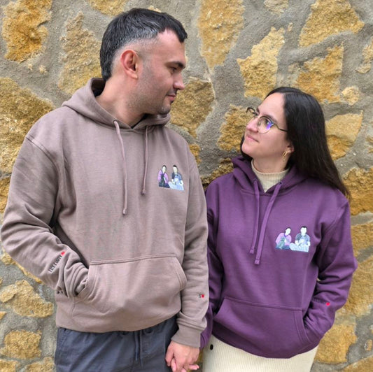 Pack 2 Sudaderas retrato personalizado