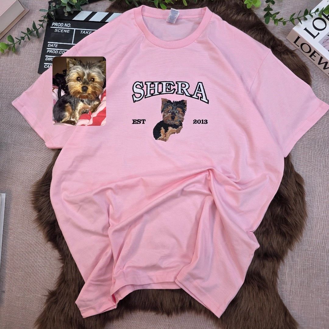 Camiseta retrato personalizada 2