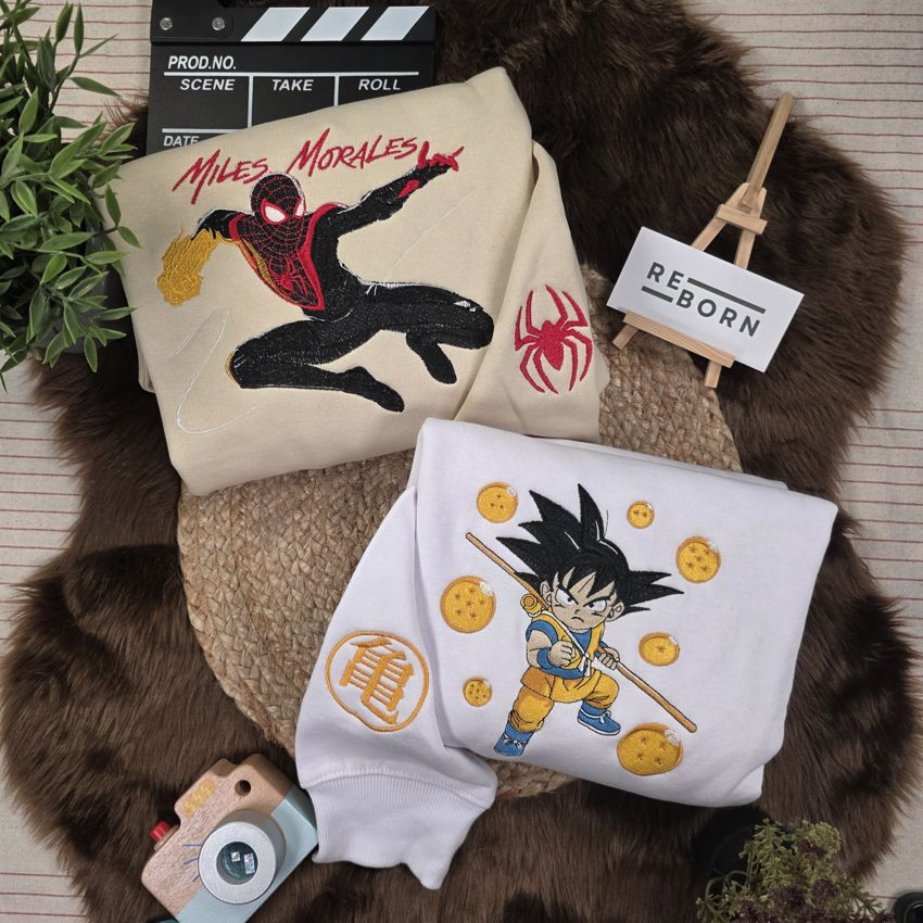 Pack Sudaderas Goku & Miles Morales