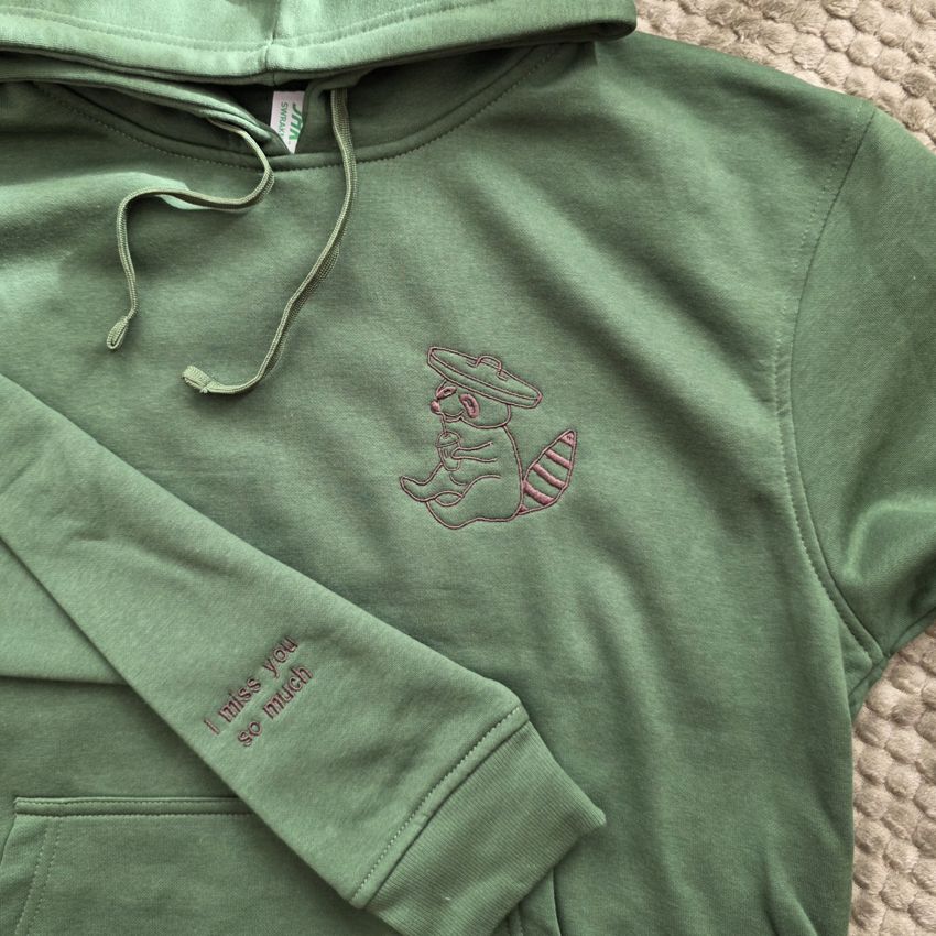 Sudadera Mapache tapa