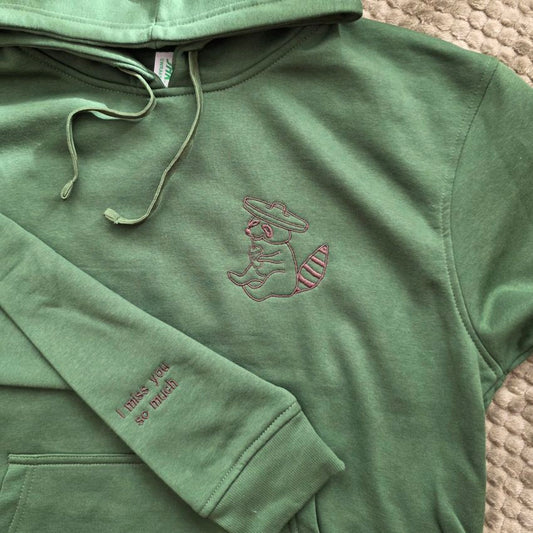 Sudadera Mapache tapa