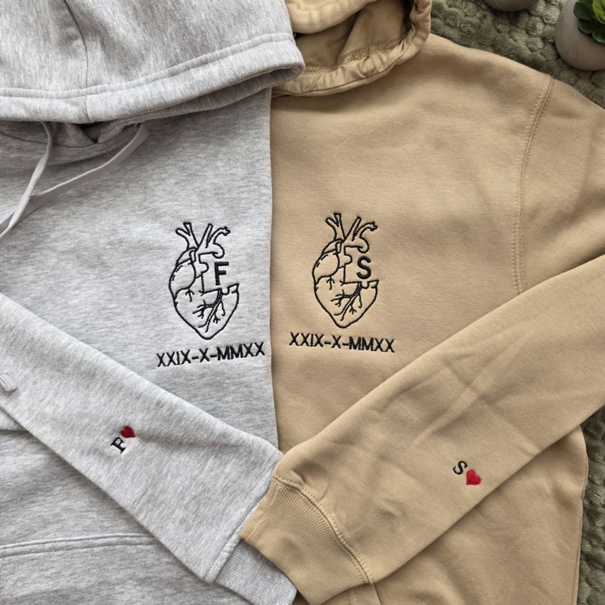 Pack 2 Sudaderas Corazón + Inicial