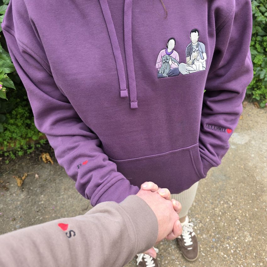 Custom portrait sweatshirt