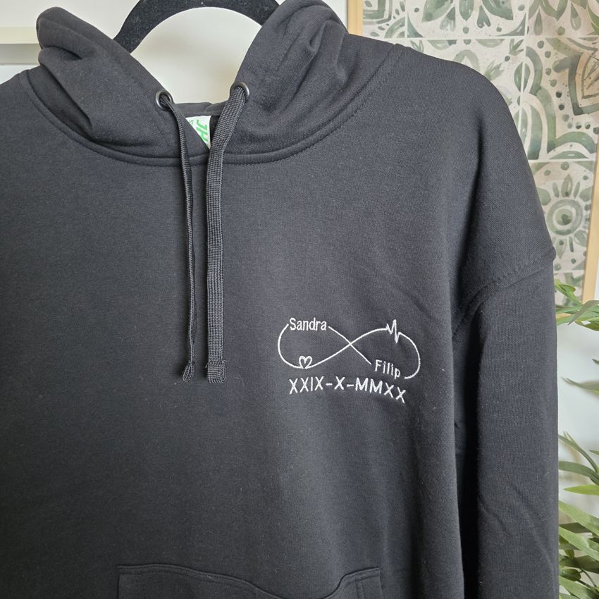 Sudadera Infinito + Nombre