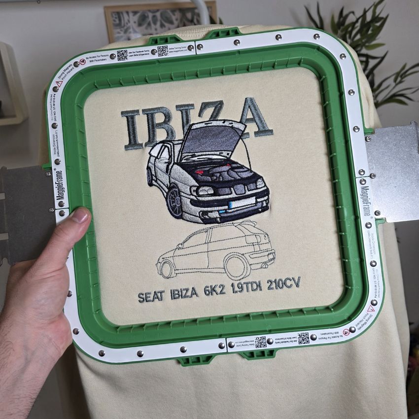 Sudadera retrato coche personalizada