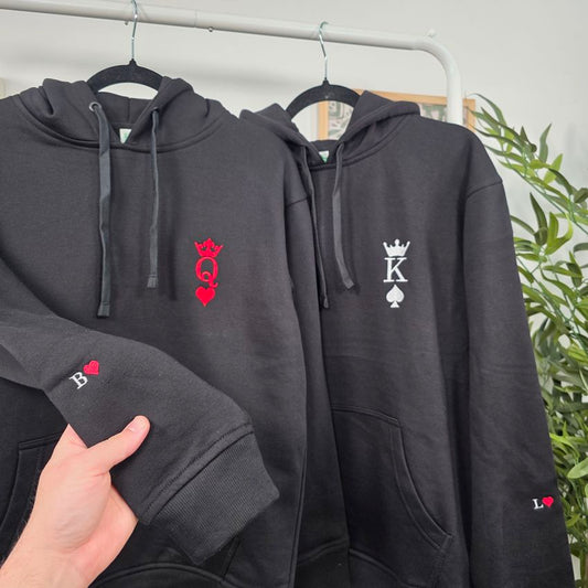 Pack of 2 personalized portrait sweatshirts