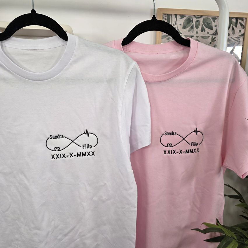 Pack 2 Camisetas nombres + infinito