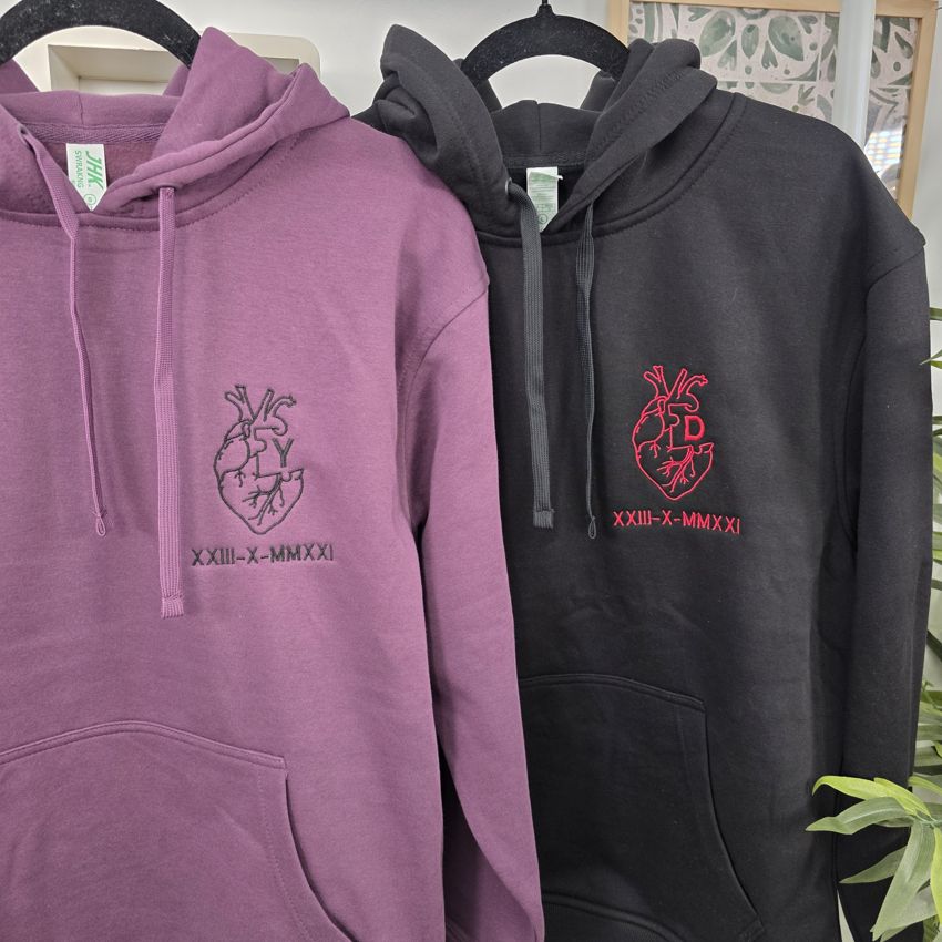 Pack 2 Sudaderas Corazón + Inicial