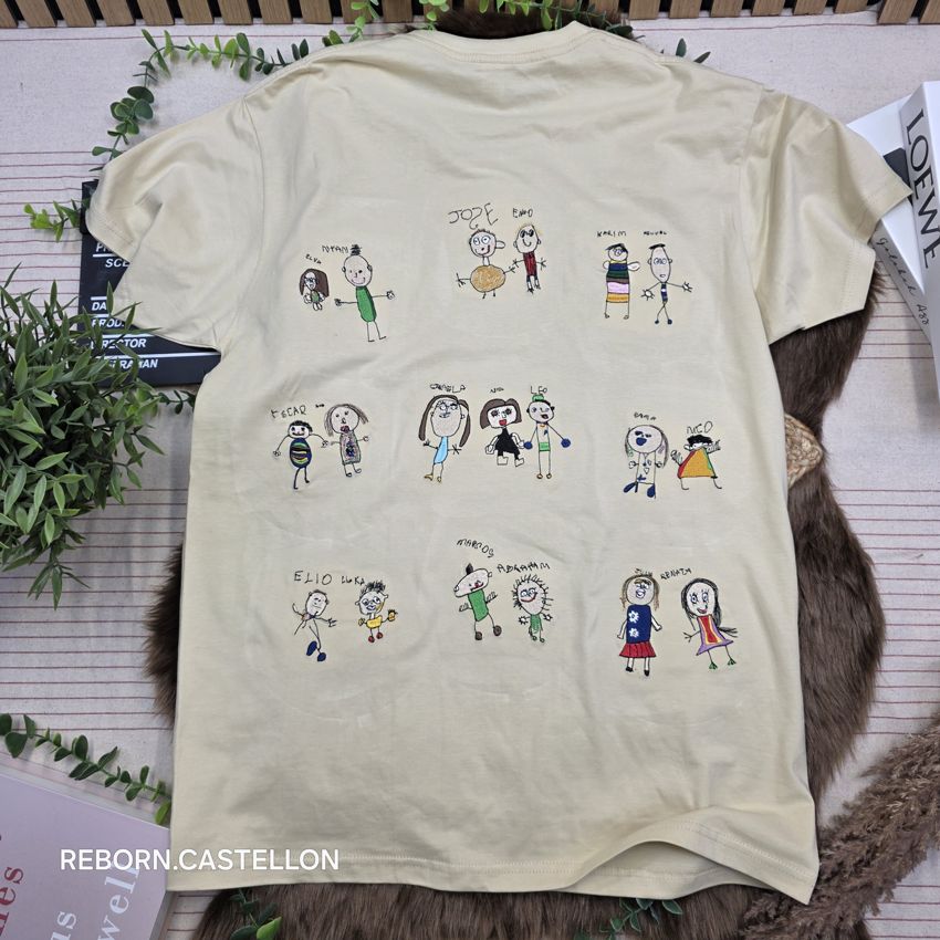 Camiseta retrato personalizada