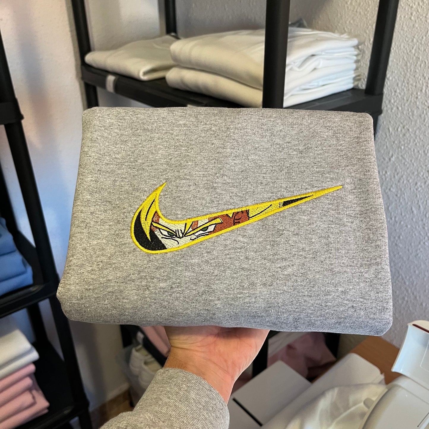 Goku Embroidered Sweatshirt