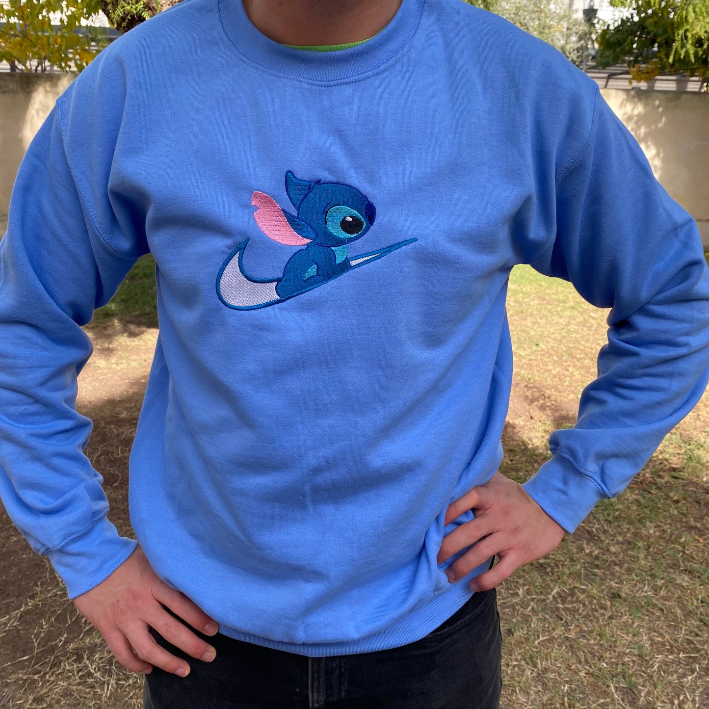 Sudadera Bordada Stitch Love