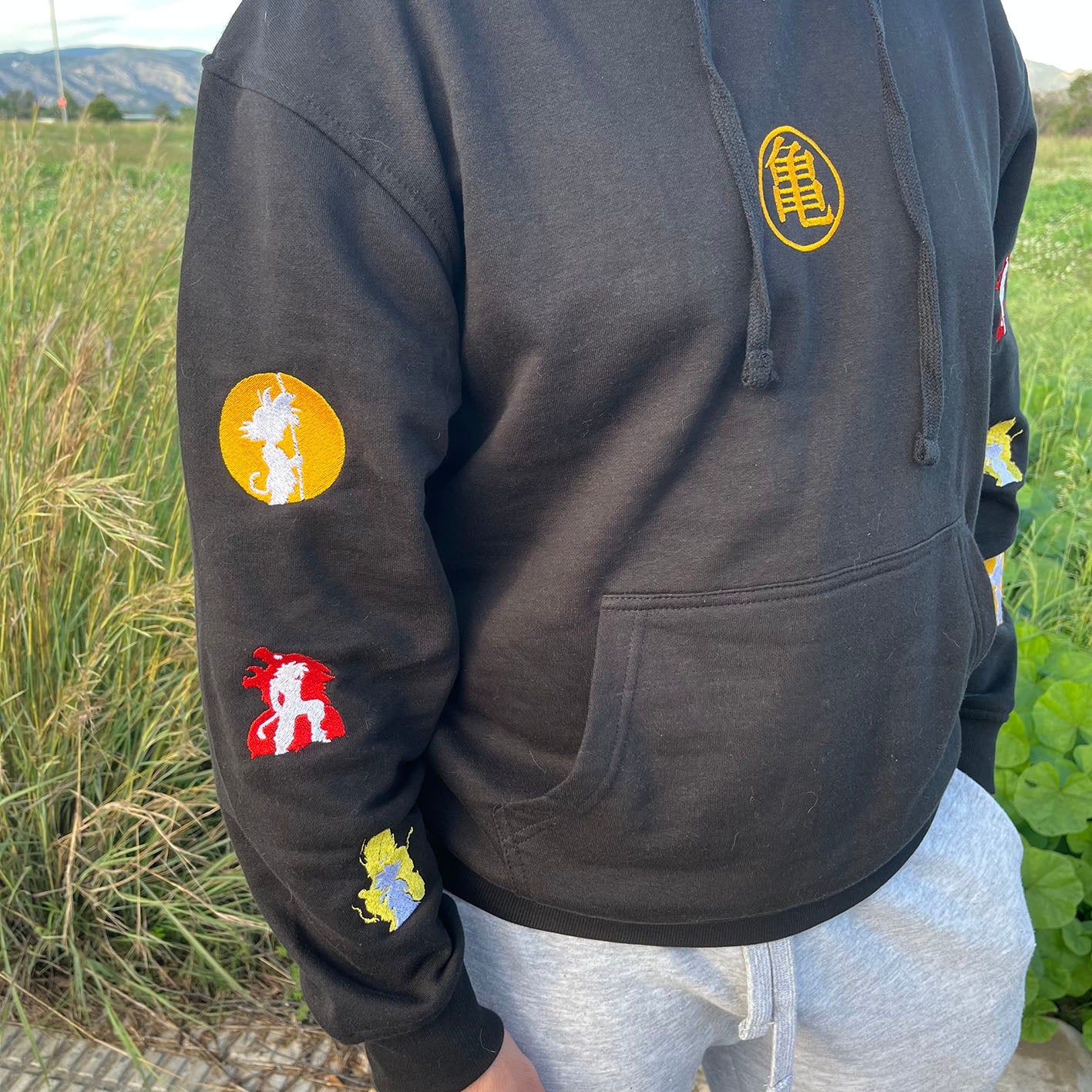 Sudadera Dragon Ball Siluetas