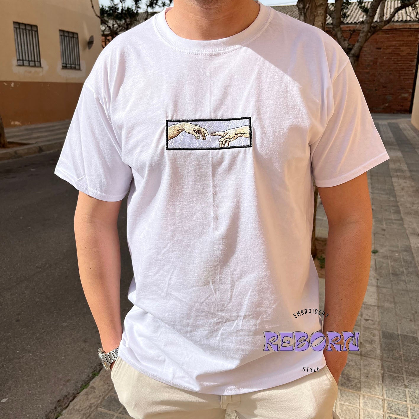 Camiseta Hand Bordado