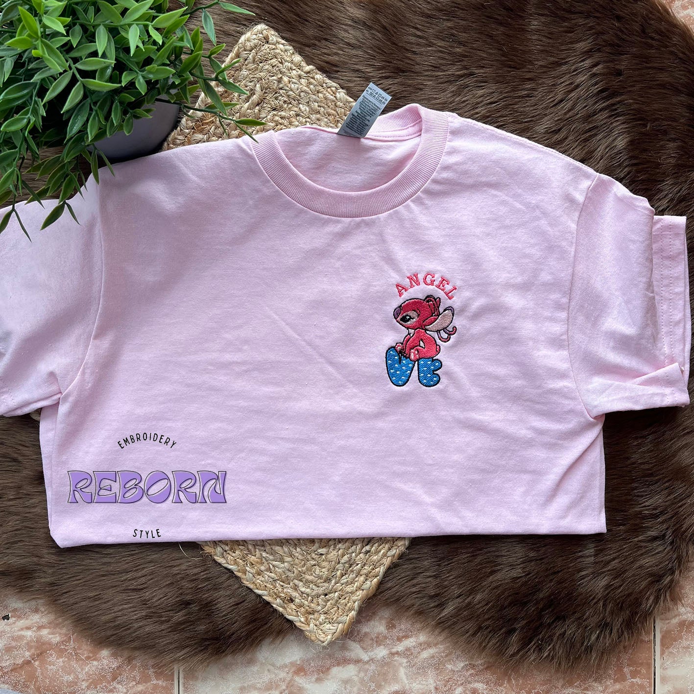 Camiseta Angel Love Bordada