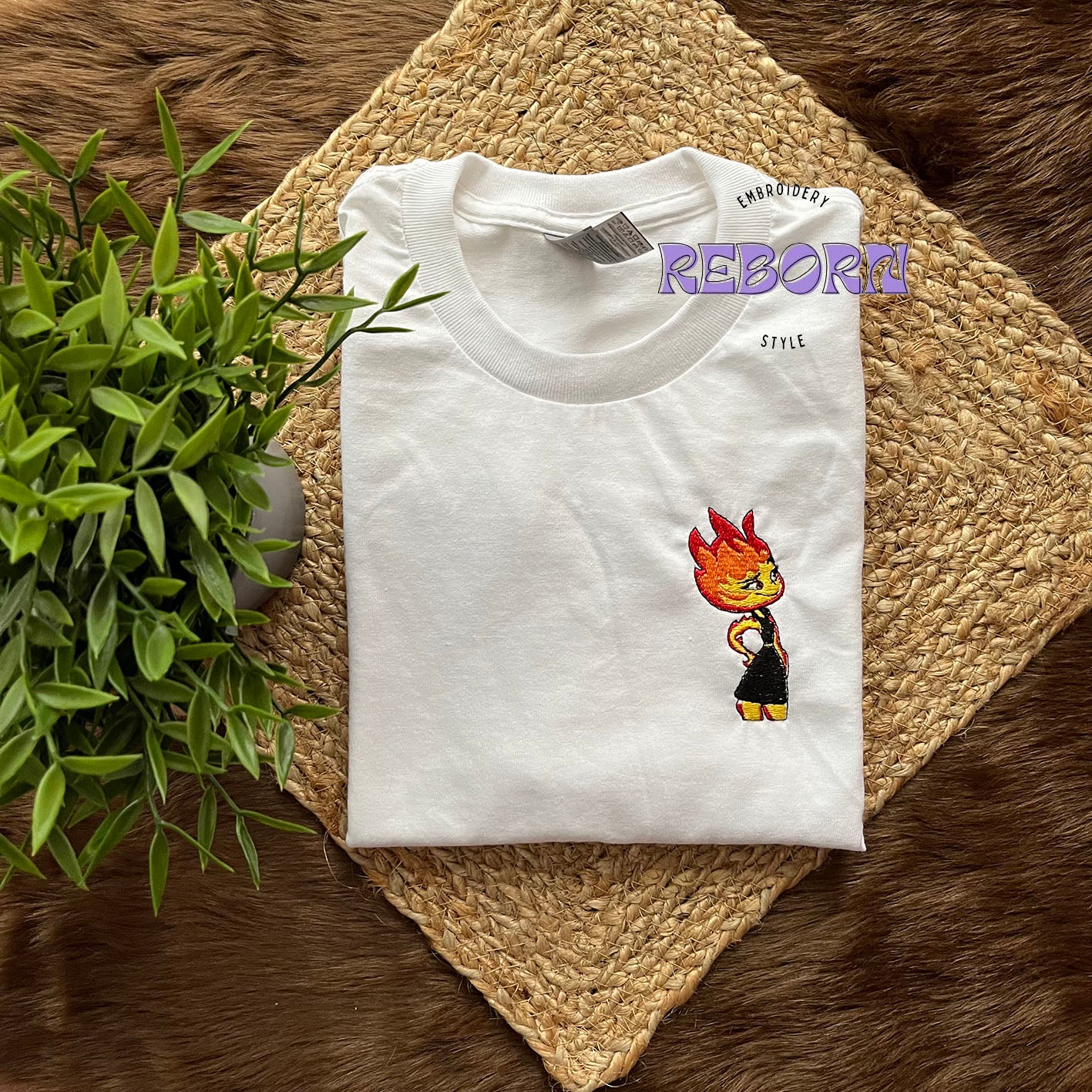 Camiseta Candela Bordada