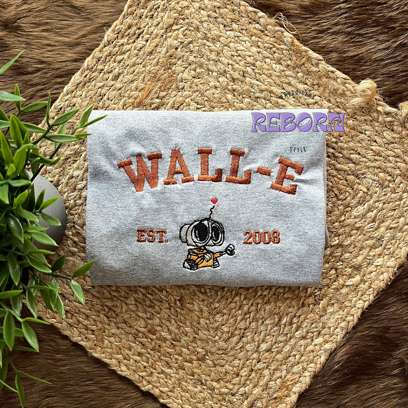 Camiseta Wall-e Bordada