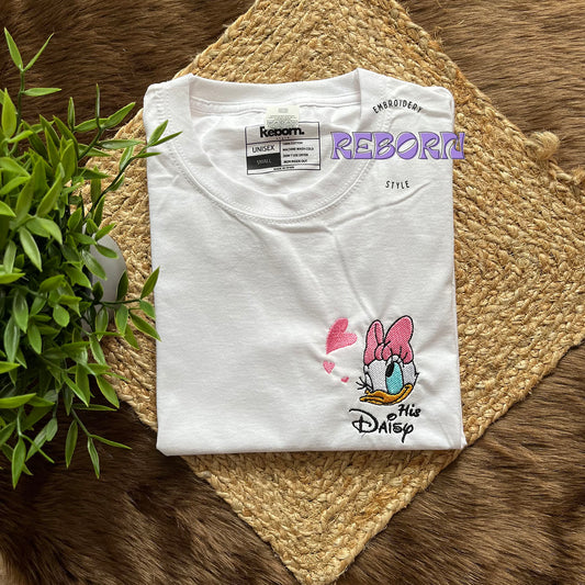 Camiseta Daisy Bordada