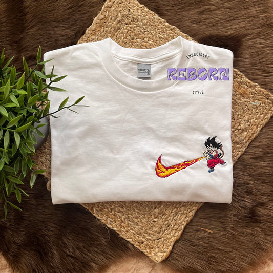 Camiseta Bordada Goku