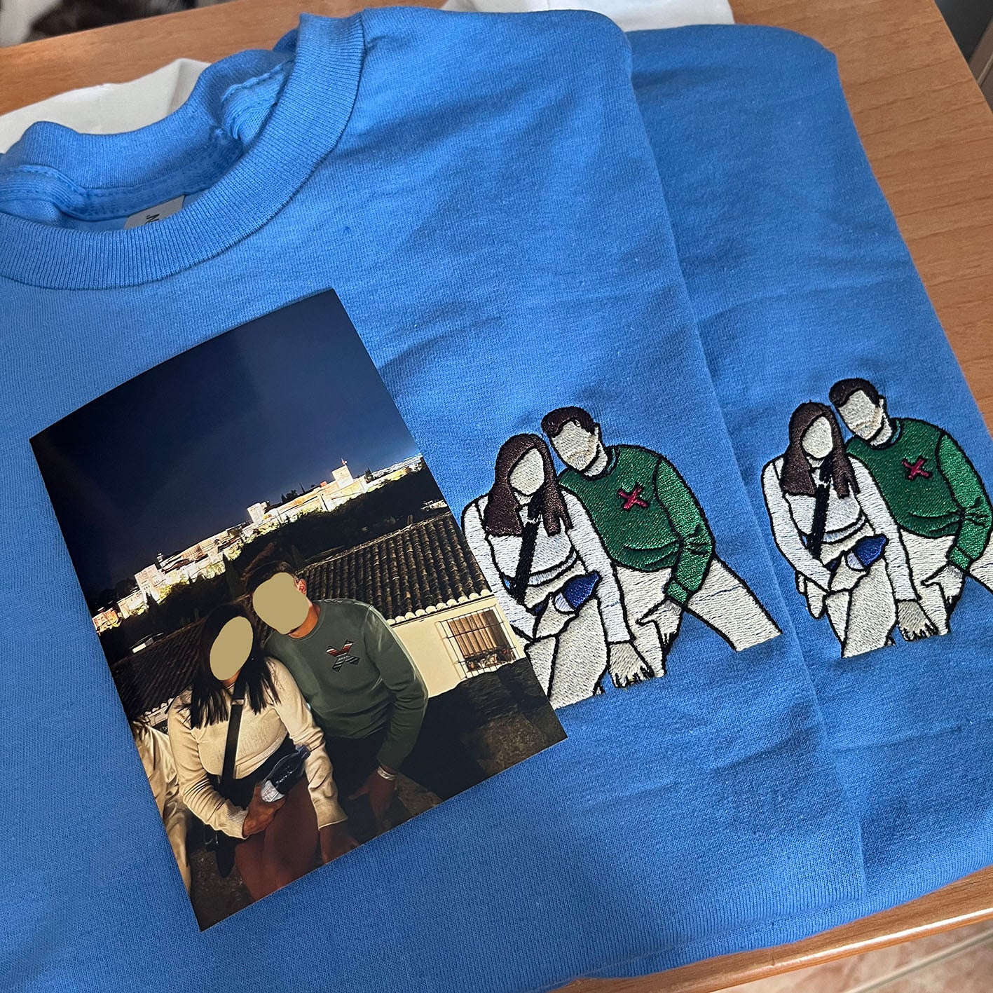 Pack 2 Camisetas retrato personalizado