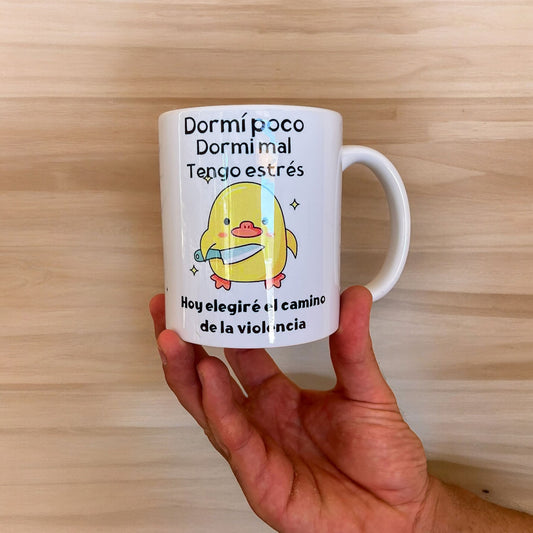 Taza  agresiva