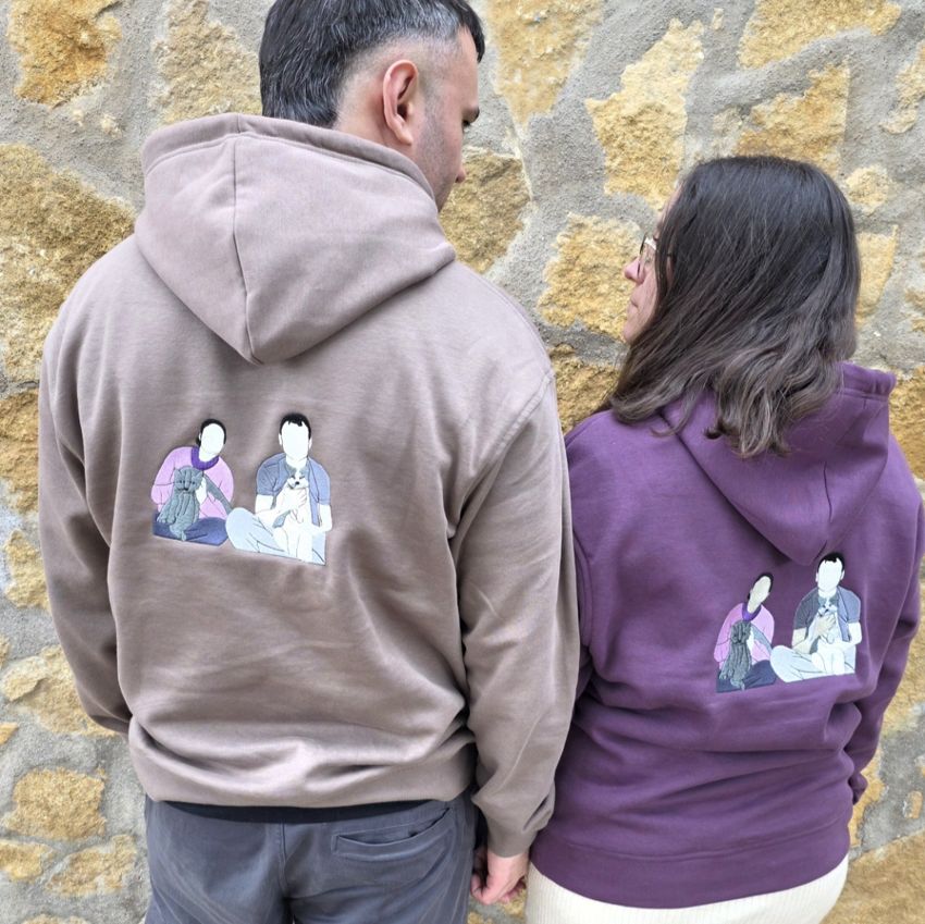 Pack 2 Sudaderas retrato personalizado