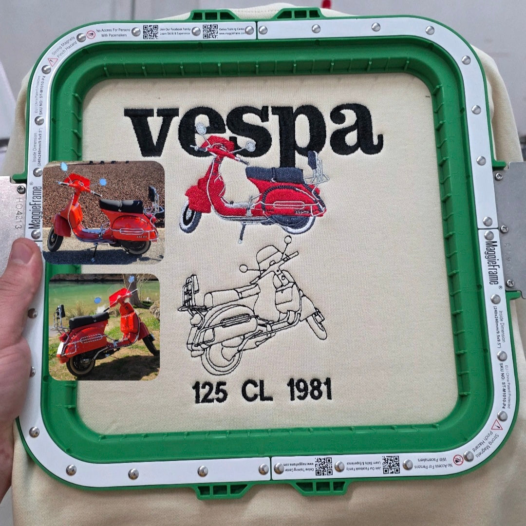 Personalized car portrait sweatshirt