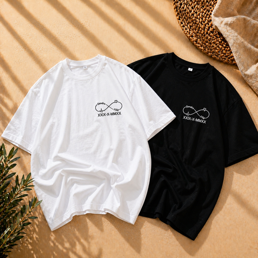 Pack 2 Camisetas nombres + infinito