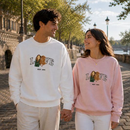 Pack 2 Sudaderas retrato LOVE